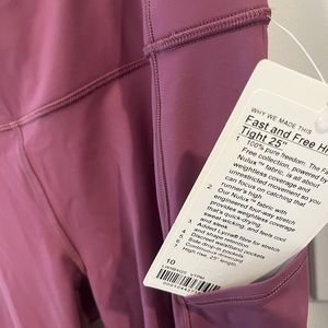 NWT Lululemon Leggings (Purple)